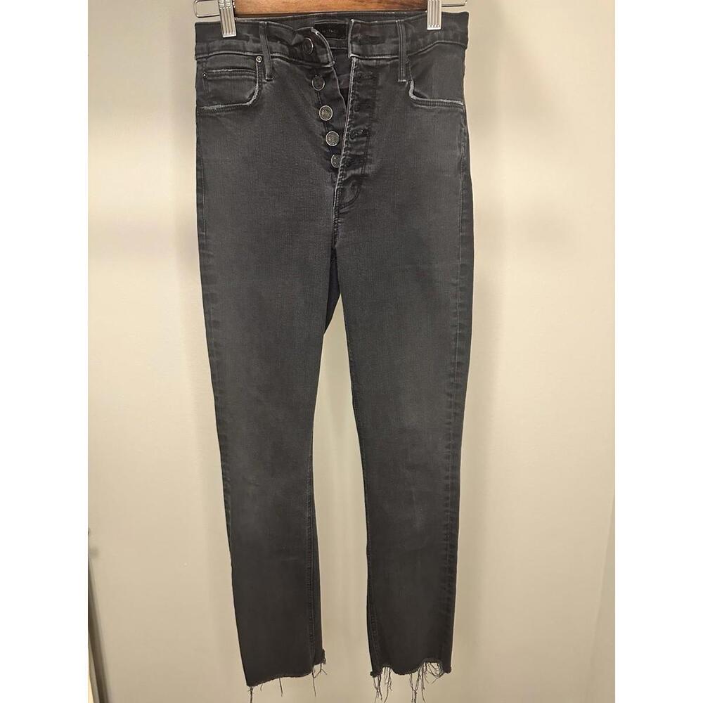 Mother The Pixie Dazzler Ankle Fray Not Guilty Jeans Buckle Fly Size 27